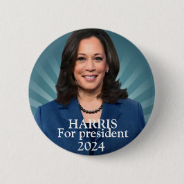 Kamala harris für die Präsidentschaftswahlen 2024  Button
