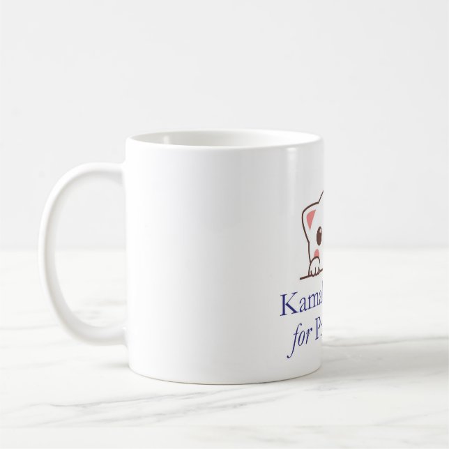 Kamala Harris für die Tasse von Präsident Kat (Links)