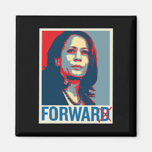 Kamala Harris Für Krieg Nicht Vorwärts Pro-Trump-W Magnet