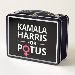 Kamala Harris für POTUS I Metall Brotdose