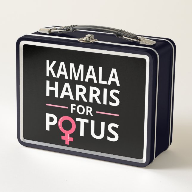 Kamala Harris für POTUS I Metall Brotdose (Vorderseite)
