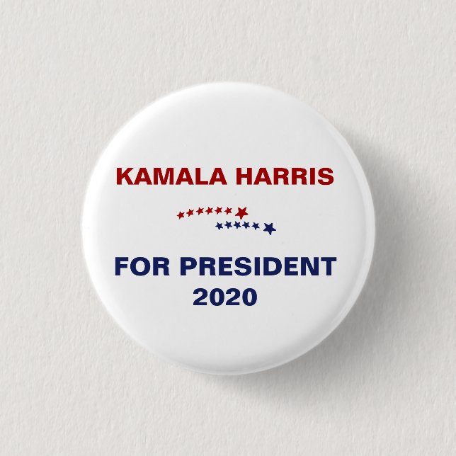 Kamala Harris für Präsident 2020 Button (Vorderseite)
