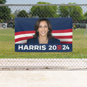 Kamala Harris für Präsident 2024 Banner