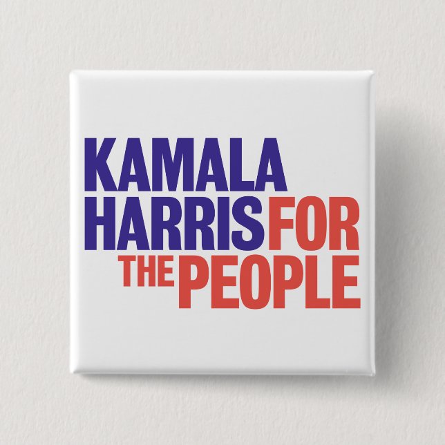 Kamala Harris für Präsident 2024 Button (Vorderseite)