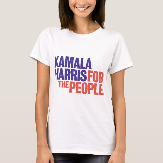 Kamala Harris für Präsident 2024 T-Shirt (Vorderseite)