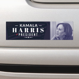 Kamala Harris für Präsident Foto Autoaufkleber