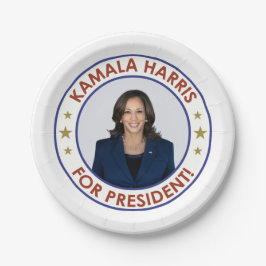 KAMALA HARRIS FÜR PRÄSIDENT! PAPPTELLER