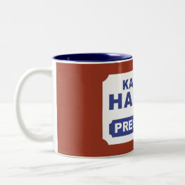 KAMALA HARRIS FÜR PRÄSIDENT ZWEIFARBIGE TASSE
