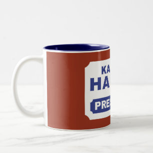KAMALA HARRIS FÜR PRÄSIDENT ZWEIFARBIGE TASSE