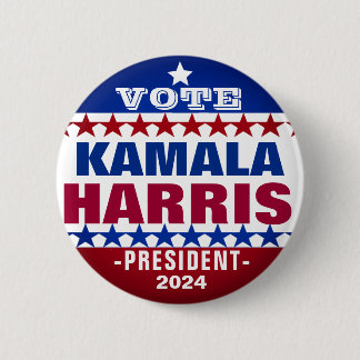 Kamala Harris für Wahlkampffunktion des Präsidente Button