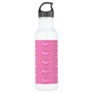 Kamala Harris Girly Pink Logo 2024 Edelstahlflasche