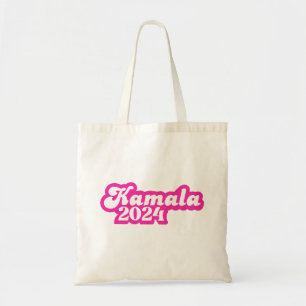Kamala Harris Girly Pink Logo 2024 Tragetasche
