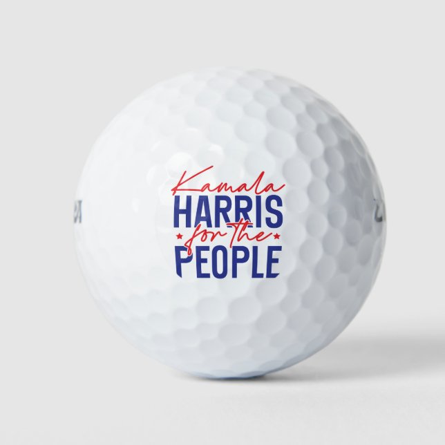 Kamala Harris Golfball (Vorderseite)