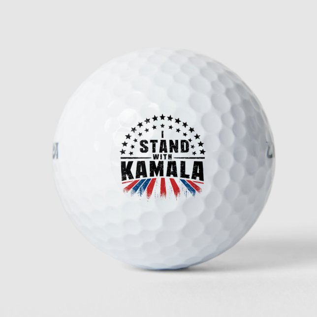 Kamala Harris Golfball (Vorderseite)