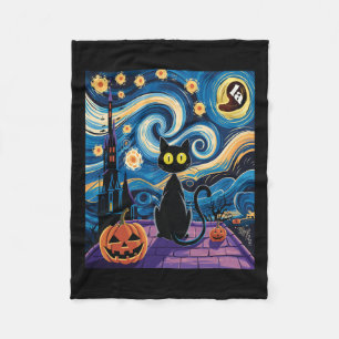 Kamala Harris Harris Waltz 2024 Cat Halloween Fleecedecke