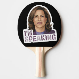Kamala Harris I Speak, Zitat zur historischen Deba Tischtennis Schläger