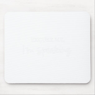 Kamala Harris, ich spreche 2024 Wahl Frau Präsiden Mousepad