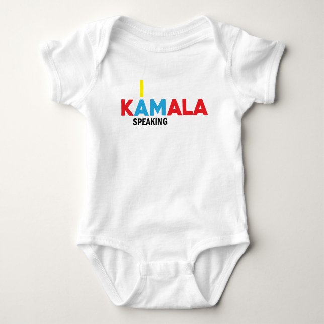 Kamala Harris, ich spreche Baby Strampler (Vorderseite)