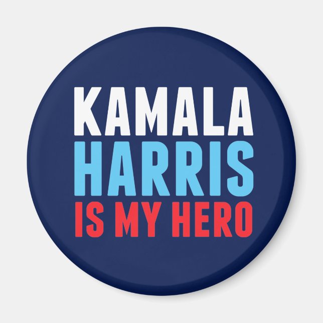 Kamala Harris ist Mein Held Magnet (Vorne)