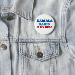 Kamala Harris ist mein hero Political Party Button