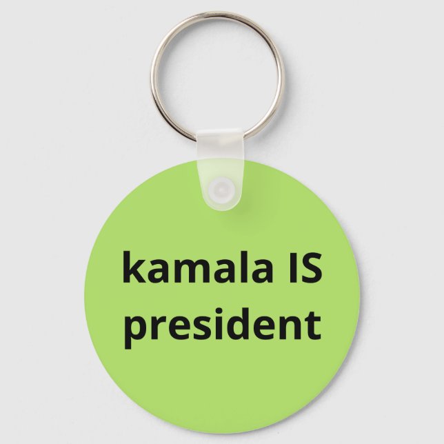 Kamala Harris ist Präsident der Wahlen 2024 Schlüsselanhänger (Vorderseite)
