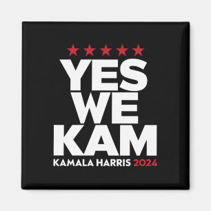 Kamala Harris Ja, wir schaffen es, US-Präsidentin  Magnet