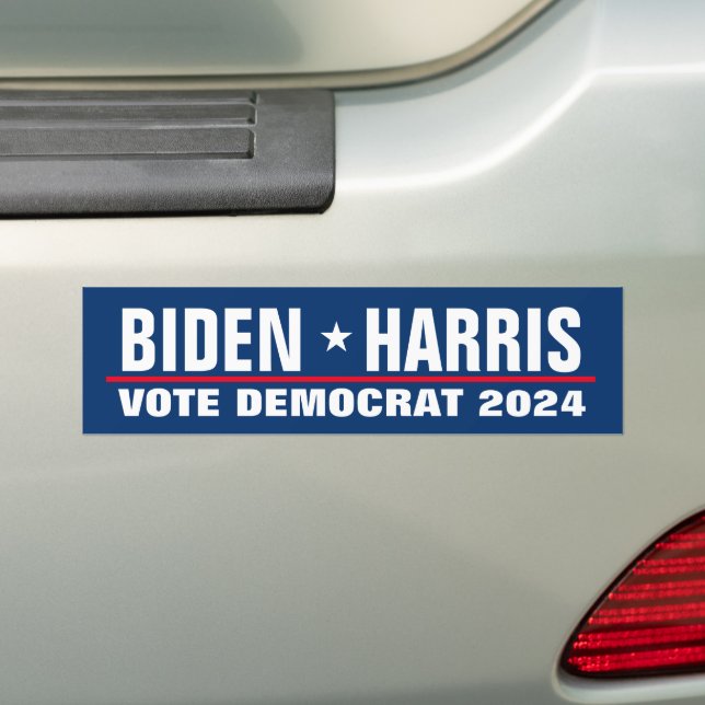 Kamala Harris Joe Biden Wahldemokratin 2024 Autoaufkleber (Auf Auto)