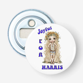 Kamala Harris Joyful Hippie Boho Niedlich Flaschenöffner