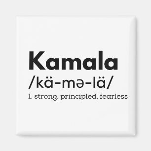 Kamala Harris, Kamala 2020 Definition T Shirt, Bid Magnet