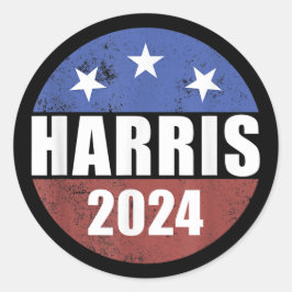 Kamala Harris- Kamala 2024 US-Flag Demokratische P Runder Aufkleber