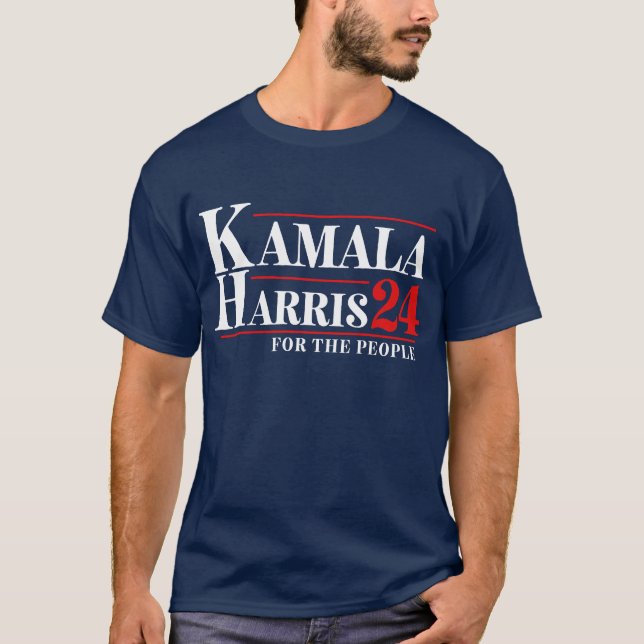 Kamala Harris Kampagne 2024 T-Shirt (Vorderseite)