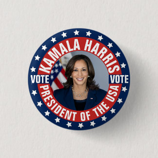 Kamala Harris Kampagne Button