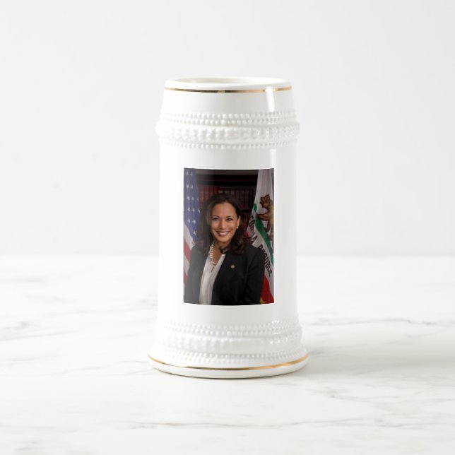 Kamala Harris Kandidat für das Amt des Präsidenten Bierglas (Mittel)