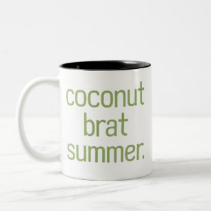 Kamala Harris Kokosnuss-Gör Sommer 2024  Zweifarbige Tasse