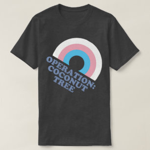 Kamala Harris Kokosnussbaum Trans Pride-Flagge T-Shirt
