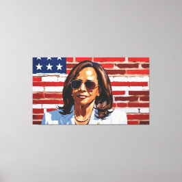 KAMALA HARRIS LEINWANDDRUCK