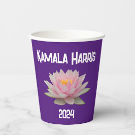 Kamala Harris Lotus 2024 Pappbecher