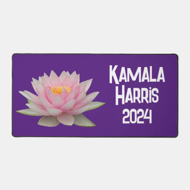 Kamala Harris Lotus 2024 Schreibtischunterlage (Vorderseite)