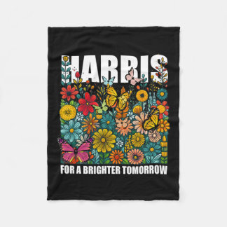 Kamala Harris Niedlich Floral Weibliche Blume Elec Fleecedecke