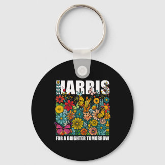 Kamala Harris Niedlich Floral Weibliche Blume Elec Schlüsselanhänger