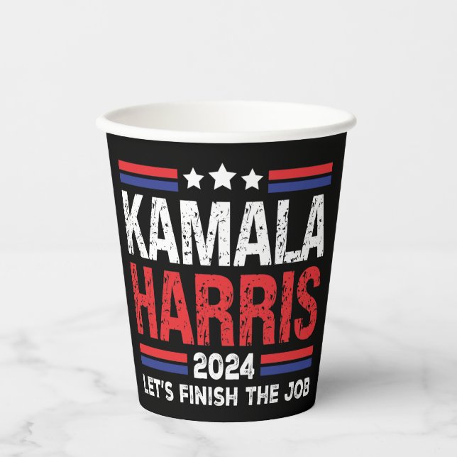 Kamala Harris Pappbecher (Vorderseite)