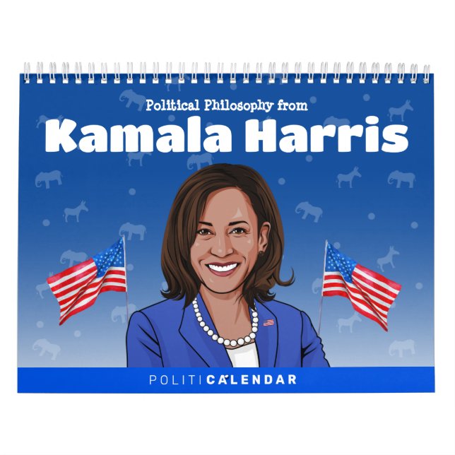 Kamala Harris Politischer Philosophie-Kalender Kalender (Titelbild)