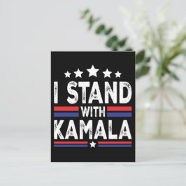 Kamala Harris Postkarte