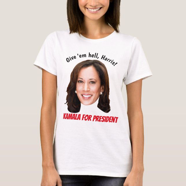 Kamala Harris pour la présidente T-Shirt 2024 (Devant)