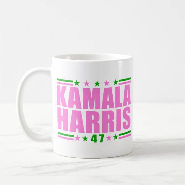 Kamala Harris pour le président Mug (Gauche)