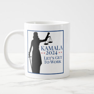 Kamala Harris Präsident Berufung 2024 Jumbo-Tasse