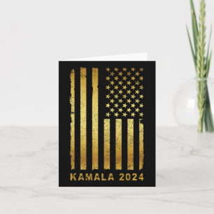Kamala Harris Präsident Kampagne 2024 Retro Vintag Karte