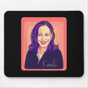 Kamala Harris Präsidentin Pop Art Portrait Mousepad