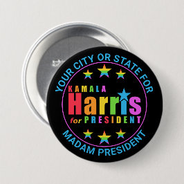Kamala Harris Pride 2024 - Politische Abstimmung Button