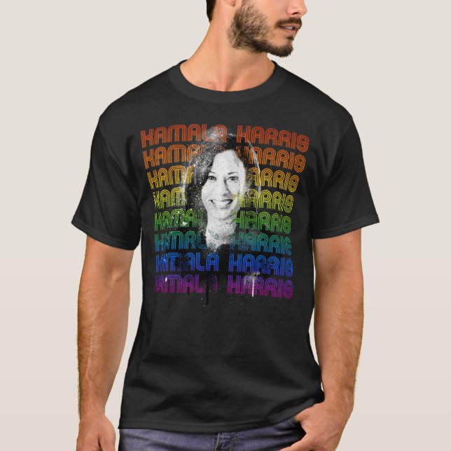 Kamala Harris Pride T - Shirt (Vorderseite)